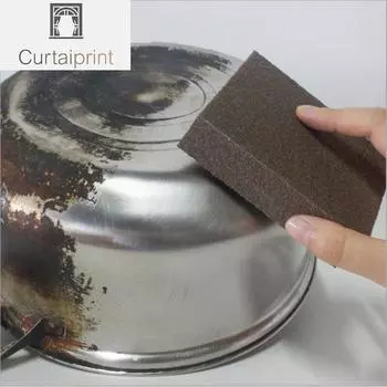 Волшебная губка-ластик, щетка для удаления ржавчины, бытовые чистящие средства, карборундовая губка, наждачная губка, средство для удаления накипи, чистящее средство для очистки наждака 1pcs