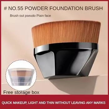 Волшебная кисть для тонального крема, консилер без следов, без пудры с плоской головкой, специальные дешевые косметические инструменты для визажиста