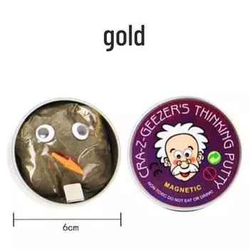 Волшебная магнитная неньютоновская жидкость: Прыгающий пластилин для снятия стресса у детей One Size