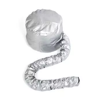 Волшебная мягкая шапочка для сушки волос, капот, капюшон, шляпа, фен, диффузор, насадка серый