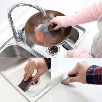 Волшебная наждачная губка, щетка для ржавчины и грязи one size