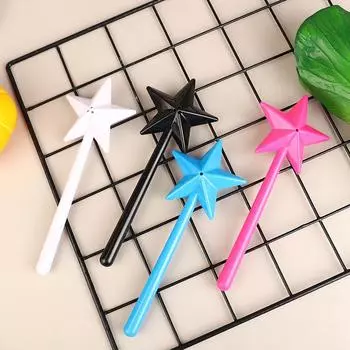 Волшебная палочка для соли, перца, паприки, кухонной приправы, звезды, волшебной палочки, креативная посуда, посуда для домашнего ежедневного использования red three holes