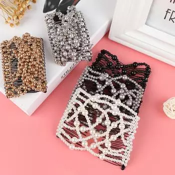 Волшебная прическа Diy для девочек, расчески для волос, металлическая расческа, коготь для волос, аксессуары для волос серебряный