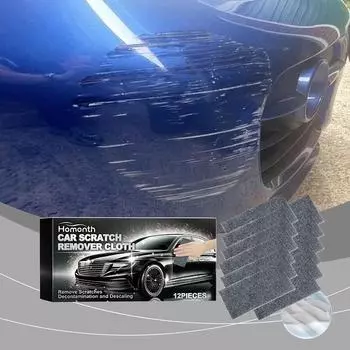 Волшебная салфетка для ремонта царапин на автомобиле, салфетка для ремонта поверхности, полировка, инструмент для удаления царапин на металле R0Y7 чёрный