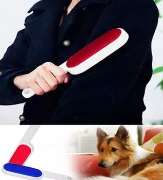 Волшебная щетка для удаления шерсти домашних животных, двухсторонняя антистатическая щетка для волос, липкая щетка для пыли