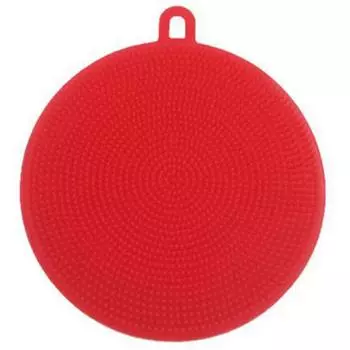 Волшебная силиконовая миска для посуды, многофункциональная мочалка, щетки для мытья посуды, кухонный очиститель, инструмент для мытья красный