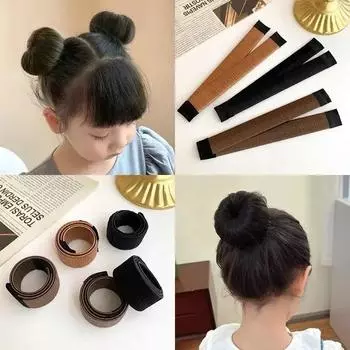 Волшебная укладка волос Braider Hair Donut Girls Women French Twist DIY Hairbands Bun Maker Tools Hair Accessories Headbands
