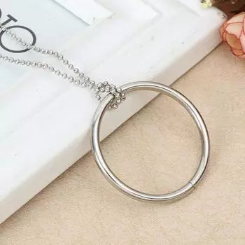 Волшебное кольцо на цепочках, гладкий прочный металлический шикарный простой инструмент для начинающих с волшебным узлом-цепочкой для досуга