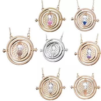 Волшебное ожерелье с кулоном «Тернер времени» вокруг мультфильма «Роль испробована», модель игрушечной периферии золотой