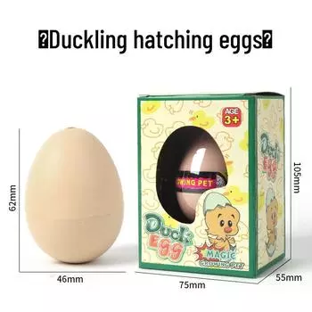 Волшебное яйцо утенка, вылупляющееся в воде: Расширяющаяся игрушка для ванной в подарок для детей