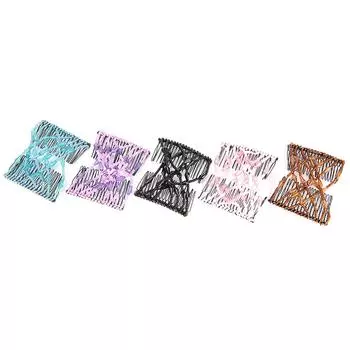 Волшебные легкие бусины для женщин и девочек, скользящая эластичная расческа, эластичная заколка для волос blue