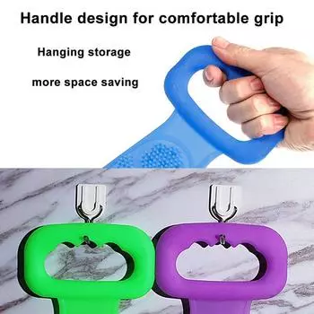 Волшебные силиконовые щетки банные полотенца для растирание спины грязевой пилинг массаж тела душ one size