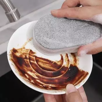 Волшебные трехслойные чистящие губки, многоразовые сковородки, кастрюли, мочалки для мытья посуды, бытовые кухонные губки, салфетки, щетки, чистящие инструменты