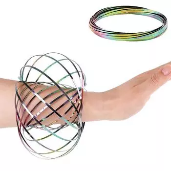 Волшебный браслет из жидкой нержавеющей стали, железное кольцо на руке, металлическая игрушка для взрослых, можно поделиться с друзьями для позднего созревания