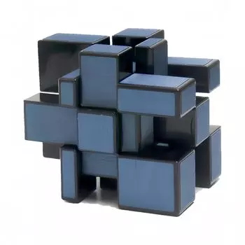 Волшебный куб-зеркало 3x3x3 Зеркало Магия для профессионалов Плавное вращение Стабильность Обучающая игрушка Волшебный куб чёрный