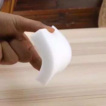 Волшебный многофункциональный очиститель для кухни, офиса, ванной комнаты, чистящая нано-губка, нетоксичный, безвредный белый