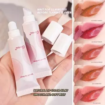 Волшебный отшелушивающий блеск для губ Водостойкая помада с длительным сроком службы Быстро образует пленку и легко снимается без боли Подходит для всех типов кожи