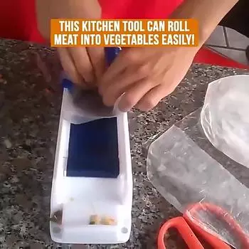 Волшебный ролик, мясной суши, овощной ролик, фаршированный виноградом, капустный лист, инструмент для прокатки ONE SIZE белый