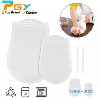 Волшебный силиконовый мешок для замешивания теста, кухонный мешок для смешивания муки, универсальный миксер для теста для хлеба, выпечки, пиццы, формы для выпечки, инструменты для приготовления пищи