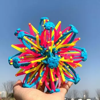 Волшебный телескопический мяч, игрушка-прыгающий мяч