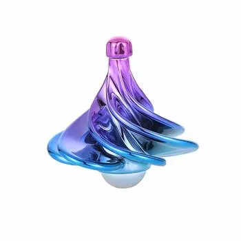 Волшебный ветер Волчок Настольный Красочный металлический гироскоп Декомпрессионная игрушка в подарок colorful