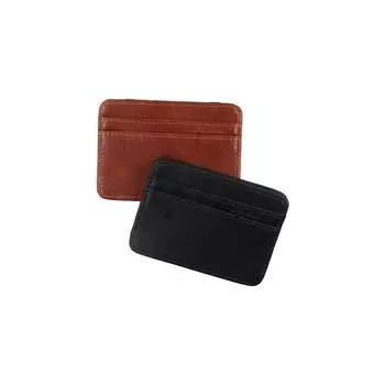 Волшебный высококачественный банковский кошелек, ультратонкий, для кредитных карт, держатель для денег, кожаный кошелек кофейный