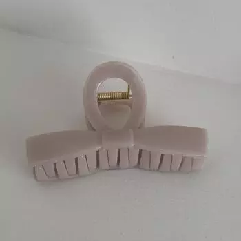 Volume of hair into the ~ fashion retro thickened acrylic bow large grab clip simple plate hair clip shark clip leading fashion