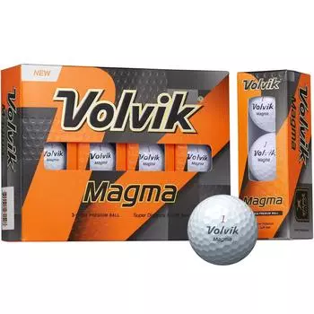 Volvik Golf Ball MAGMA White 1 Dozen 12 Balls Unofficial Balls