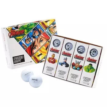 Volvik Marvel Power Soft Белый 1 дюжина