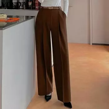 VONDA весенние женские однотонные повседневные свободные длинные брюки