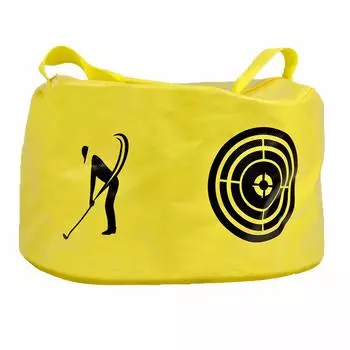 Voodans Golf Impact Practice Heavy Duty Home Swing Водонепроницаемая дизайнерская сумка, сумка, ткань, практика, в помещении, на открытом воздухе, для начинающих, совершенствование, (желтый)
