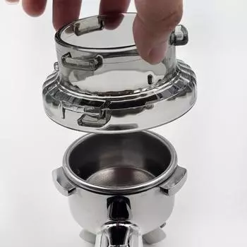 Воронка для дозирования кофе 54 мм для Breville, вмещает 21 г Воронка для кофе для Barista Express/Pro/Touch Уменьшает беспорядок, отходы Эффективный аксессуар для измельчения кофе светло-серый