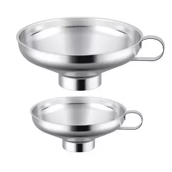 Воронка для консервирования, кухонная воронка для каменных банок из нержавеющей стали с широким горлышком для перекачки сухих и влажных ингредиентов в обычных банках S