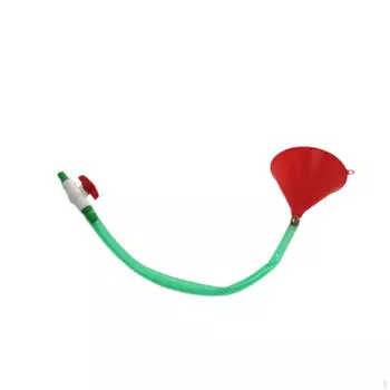 Воронка для пивного бонга с клапаном, шланг длиной 60 см, трубка без перегибов, наполнение для отпуска, Рождества