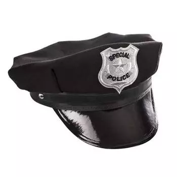 Восьмиугольная шляпа Классическая взрослая шляпа Плоская купольная военная шляпа Шляпа для сценического шоу Смешная шляпа синий