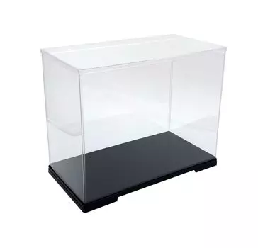 Восьмиугольный футляр для фигурки Ширина 40 x Глубина 21 x Высота 27 Прозрачный пластик (см)