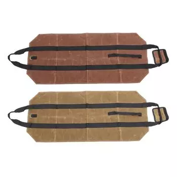 Вощеный холст сумка для хранения дров держатель для дров камин дровяная печь водостойкий дровяной мешок Khaki color
