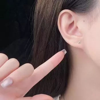 Восемь сережек Mangxing, свежие и милые серьги-гвоздики для сна в стиле патрум