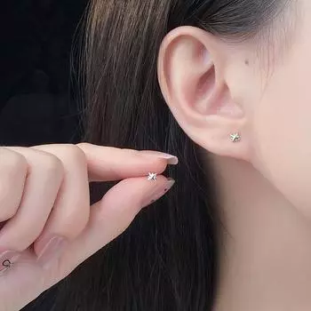 Восемь сережек Mangxing, свежие и милые серьги-подушки для ушей, свободные от дизайна ниши