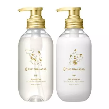 Восемь шампуней Thalasso Moist Shampoo Moist Treatment Специальный набор для покемонского дизайна и