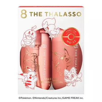 Восемь шампуней Thalasso Moist Shampoo Moist Treatment Специальный набор для покемонского дизайна и