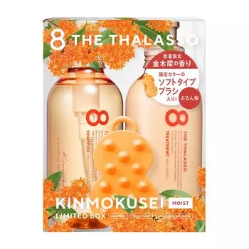 Восемь шампуней Thalasso Moist Shampoo Moist Treatment Addictive Brush Limited Edition Kit & (Аромат османтуса)