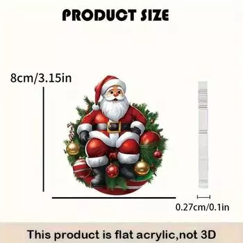 Восхитительная акриловая праздничная фигурка мышки, идеально подходящая для украшения салона автомобиля, праздничности и