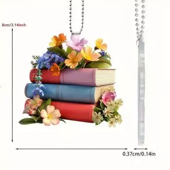 Восхитительное акриловое подвесное украшение для автомобиля, красочный аксессуар для рюкзака для эстетики дома