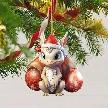 Восхитительное акриловое яйцо дракона, подвеска для автомобиля, для креативного праздничного украшения интерьера 1