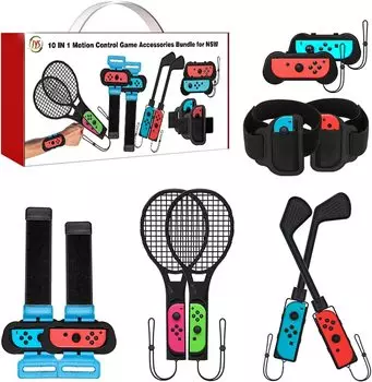 VoSinrly в 1 Новое поступление в Switch Sports Комплект аксессуаров Switch Совместимо с сенсорными играми Совместимо с реализацией боя Погружение