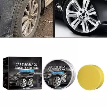 Воск для блеска шин Advanced Car Tire Gloss Wax — длительная защита и усилитель блеска, подходит для пластиковых деталей, обеспечивает долговременное обслуживание C
