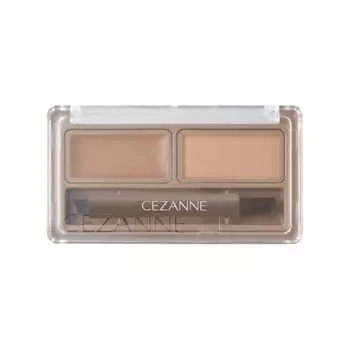 Воск для бровей Cezanne Eyebrow Wax Powder W1 светло-коричневый с кисточкой и 1,9 г