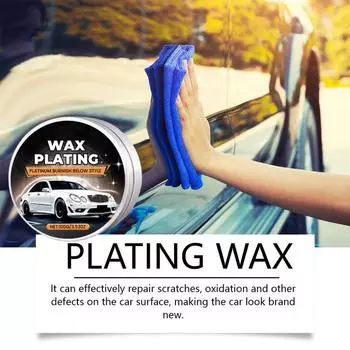 Воск для ремонта царапин на автомобиле, полироль для автомобиля, средство для ухода за царапинами, автополироль и средство для восстановления краски, быстрый и долговечный набор для детейлинга автомобиля жёлтый