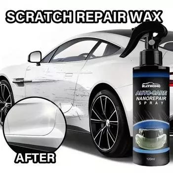 Воск для ремонта царапин на автомобиле, профессиональный нано-спрей для ремонта, полироль и полимерный герметик для краски, защита, непревзойденная гладкость, аксессуары